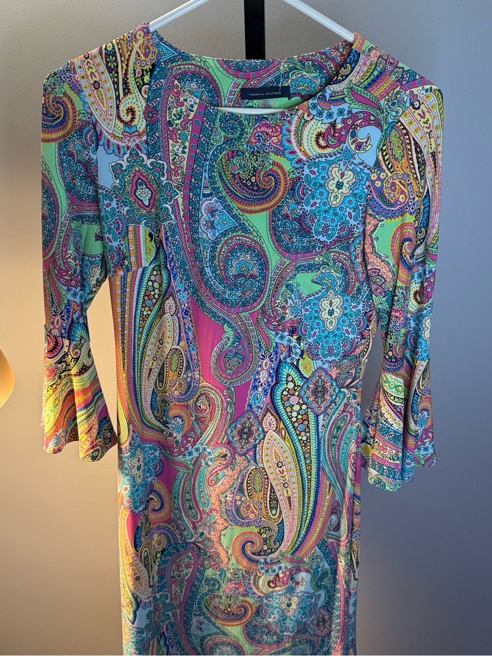 Size 2 Tommy Hilfiger Colorful Paisley Shift Dress